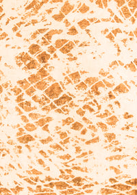 Abstract Orange Modern Rug, abs952org