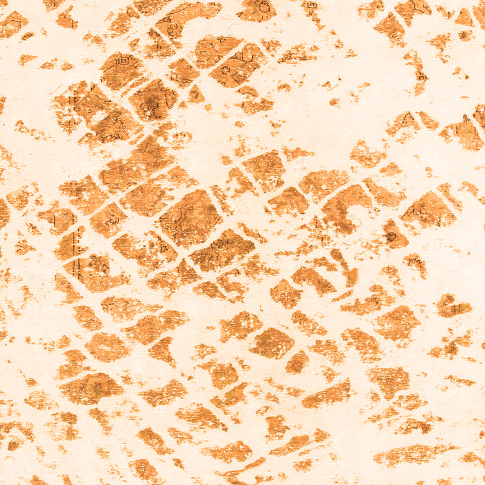 Abstract Orange Modern Rug, abs952org