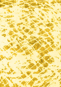 Abstract Yellow Modern Rug, abs952yw