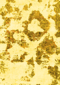 Abstract Yellow Modern Rug, abs953yw