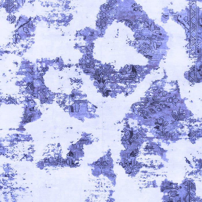 Abstract Blue Modern Rug, abs953blu