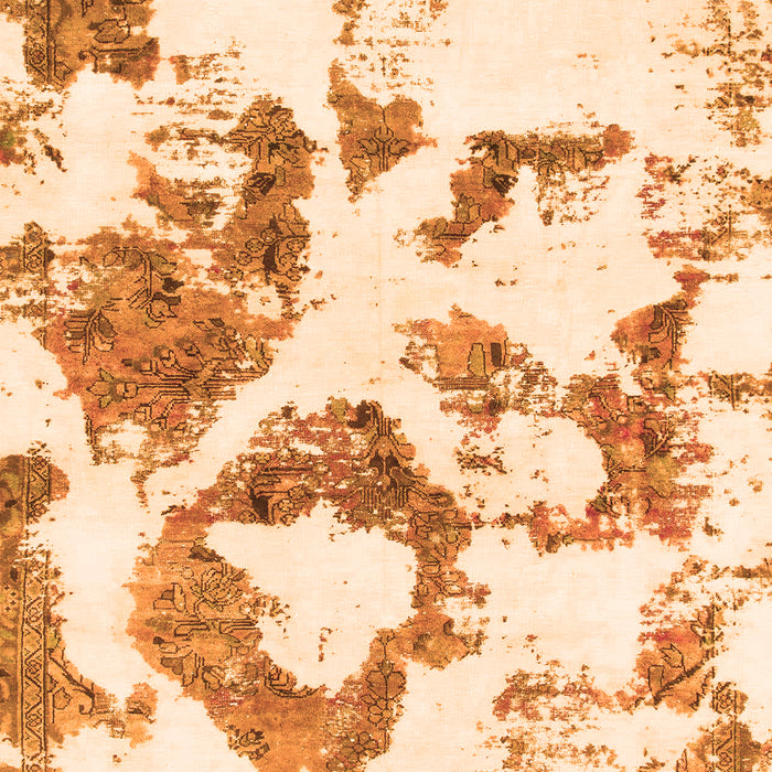 Abstract Orange Modern Rug, abs953org