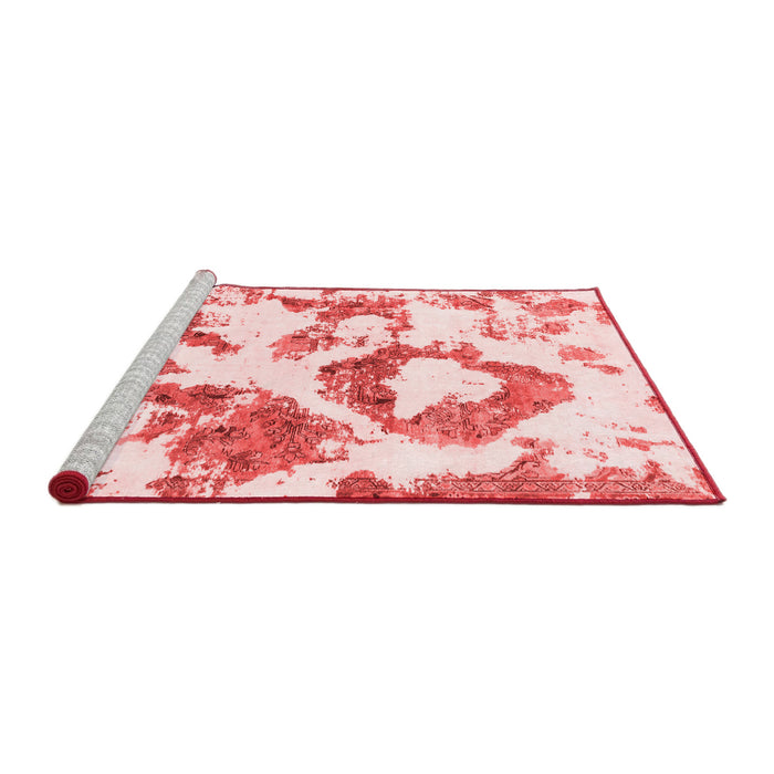 Modern Red Washable Rugs