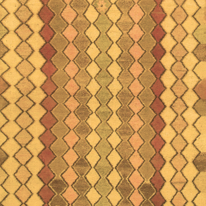 Machine Washable Southwestern Brown Country Rug, wshabs954brn