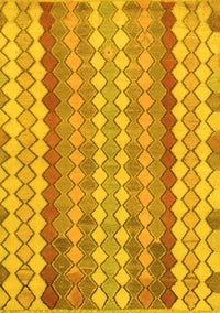 Southwestern Yellow Country Rug, abs954yw