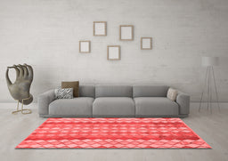 Country Red Washable Rugs