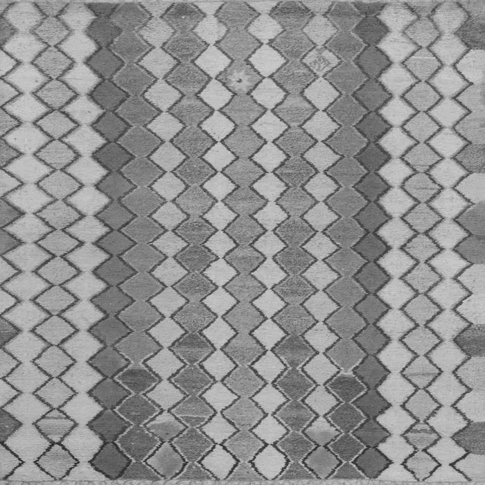 Square Southwestern Gray Country Rug, abs954gry