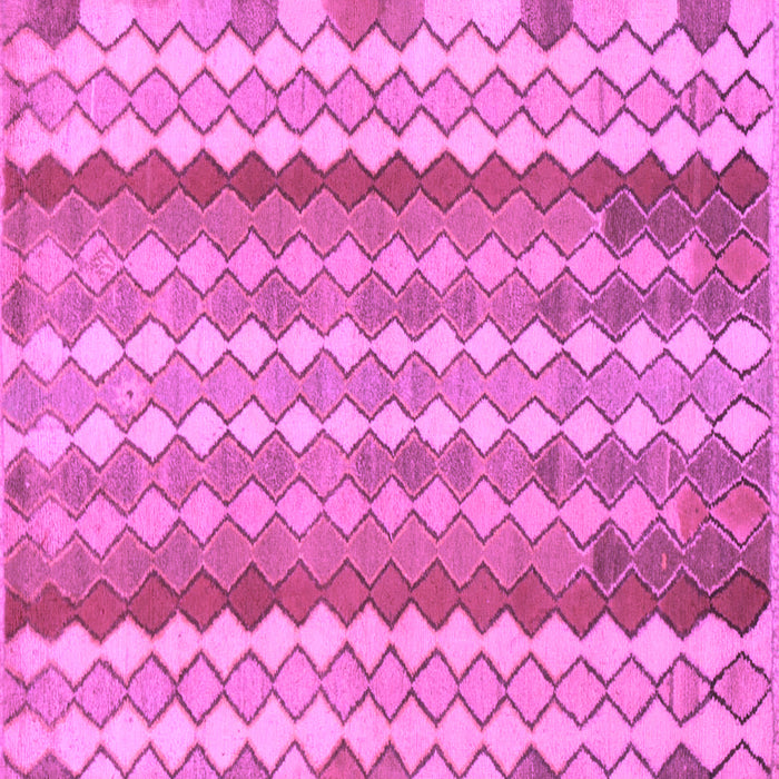 Square Machine Washable Southwestern Purple Country Area Rugs, wshabs954pur