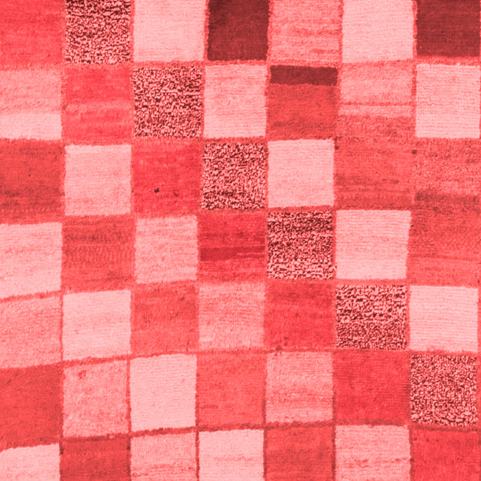 Checkered Red Modern Area Rugs