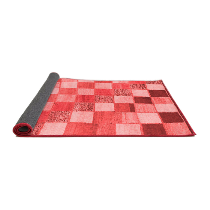 Checkered Red Modern Area Rugs