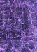 Machine Washable Abstract Purple Modern Area Rugs, wshabs956pur