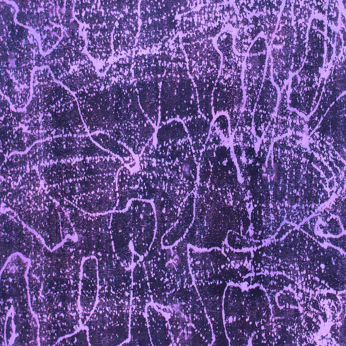 Square Abstract Purple Modern Rug, abs956pur