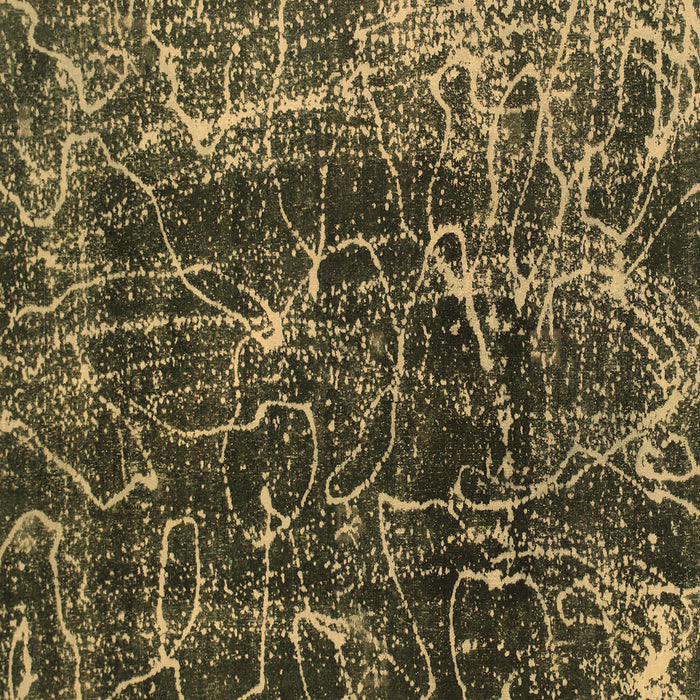 Square Machine Washable Abstract Brown Modern Rug, wshabs956brn