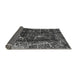 Sideview of Abstract Gray Modern Rug, abs956gry