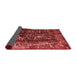 Abstract Red Modern Area Rugs