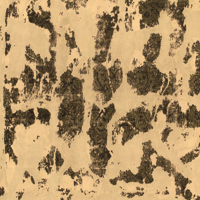 Square Machine Washable Abstract Brown Modern Rug, wshabs957brn
