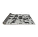 Sideview of Abstract Gray Modern Rug, abs957gry