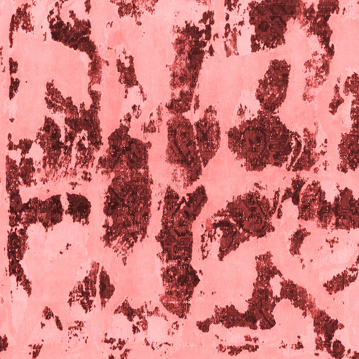 Machine Washable Abstract Red Modern Rug, wshabs957red