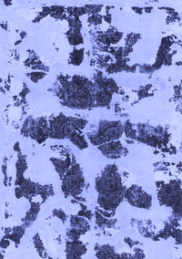 Abstract Blue Modern Rug, abs957blu