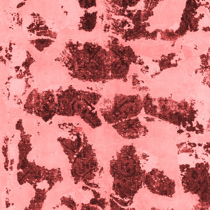 Machine Washable Abstract Red Modern Rug, wshabs957red