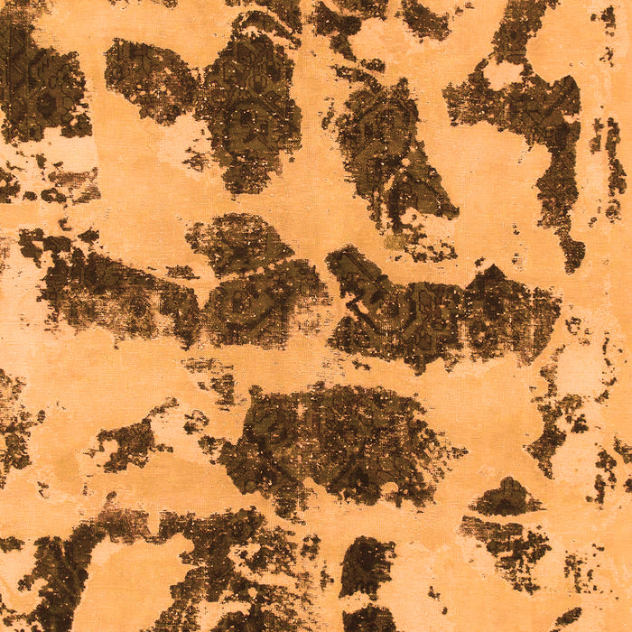 Abstract Orange Modern Rug, abs957org