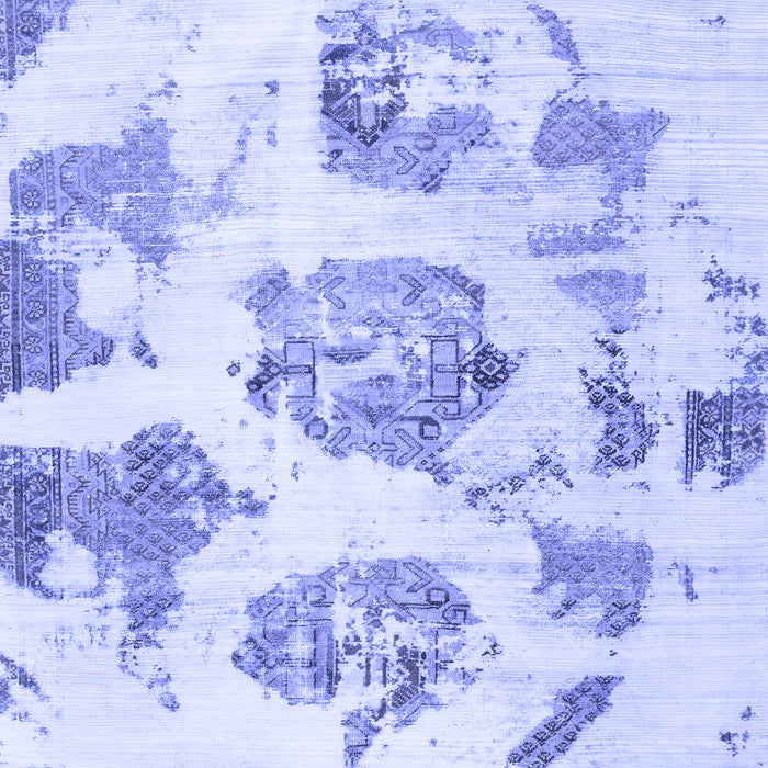 Abstract Blue Modern Rug, abs958blu