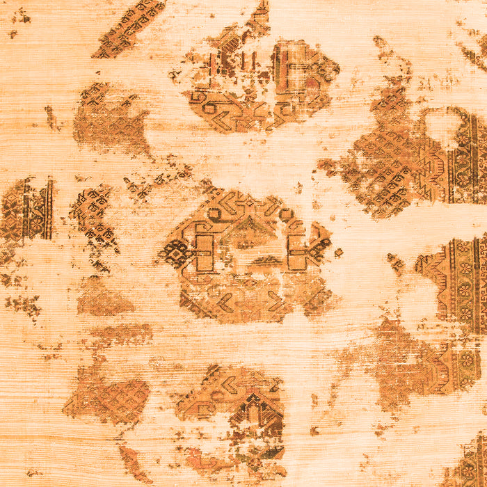 Machine Washable Abstract Orange Modern Area Rugs, wshabs958org