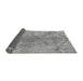 Sideview of Abstract Gray Modern Rug, abs959gry