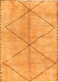 Abstract Orange Modern Rug, abs959org