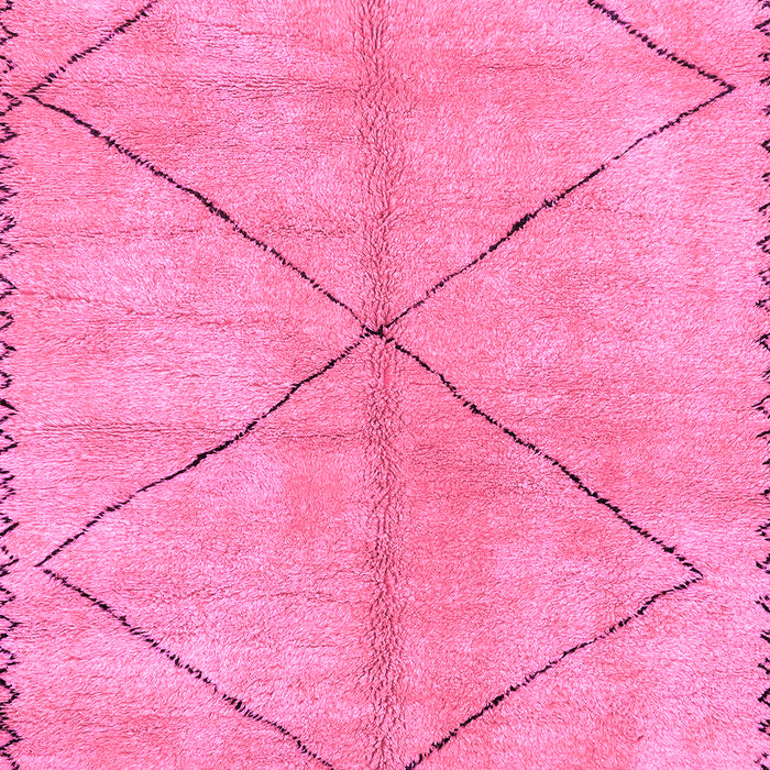 Machine Washable Abstract Pink Modern Rug, wshabs959pnk