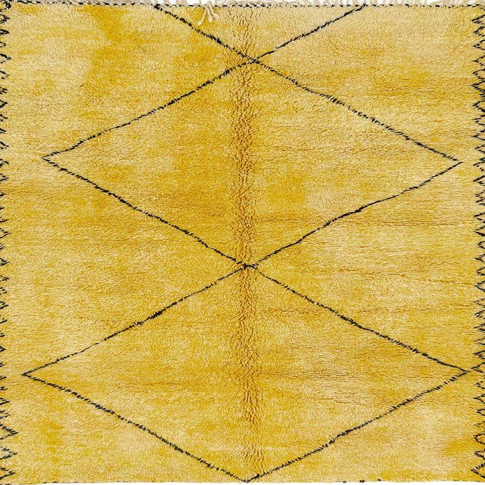 Square Machine Washable Abstract Orange Rug, wshabs959