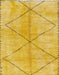 Abstract Orange Modern Rug, abs959