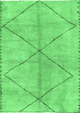 Abstract Emerald Green Modern Rug, abs959emgrn