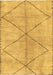 Abstract Brown Modern Rug, abs959brn