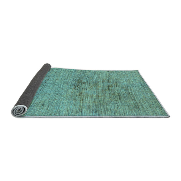 Sideview of Abstract Light Blue Modern Rug, abs95lblu