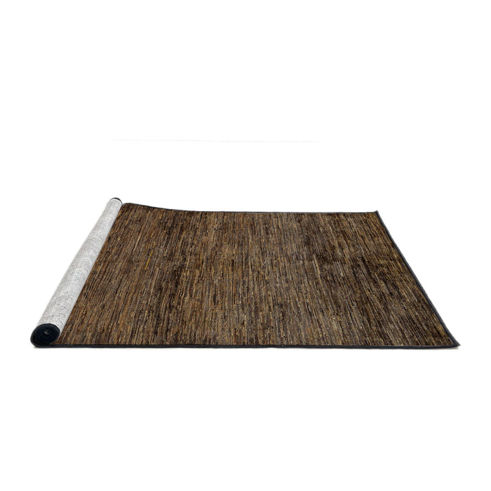 Sideview of Machine Washable Abstract Night Red Rug, wshabs96