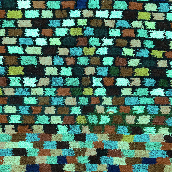 Abstract Turquoise Modern Rug, abs960turq