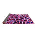 Sideview of Abstract Pink Modern Rug, abs960pnk