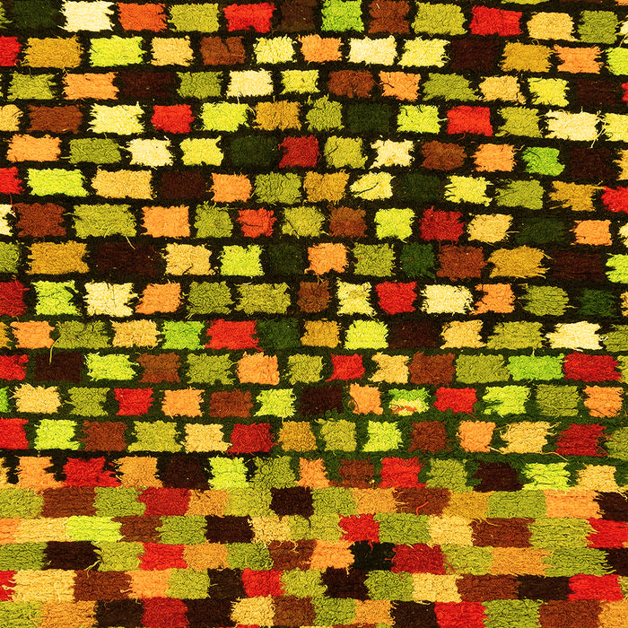 Abstract Yellow Modern Rug, abs960yw