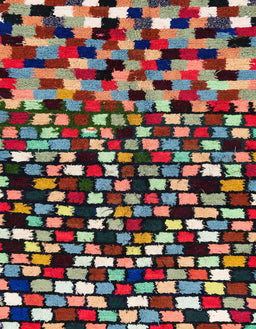 Abstract Red Modern Rug, abs960