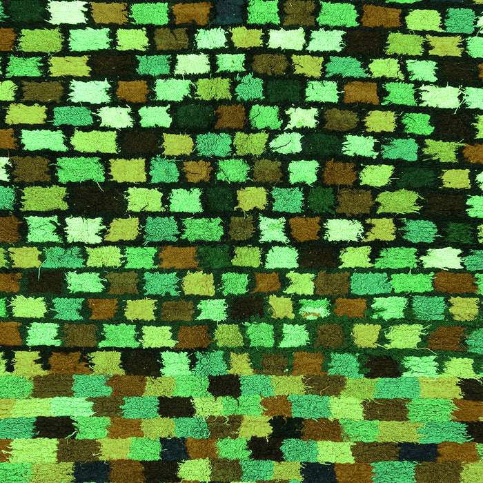 Machine Washable Abstract Green Modern Area Rugs, wshabs960grn