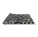 Sideview of Abstract Gray Modern Rug, abs960gry