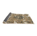 Sideview of Abstract Brown Modern Rug, abs961