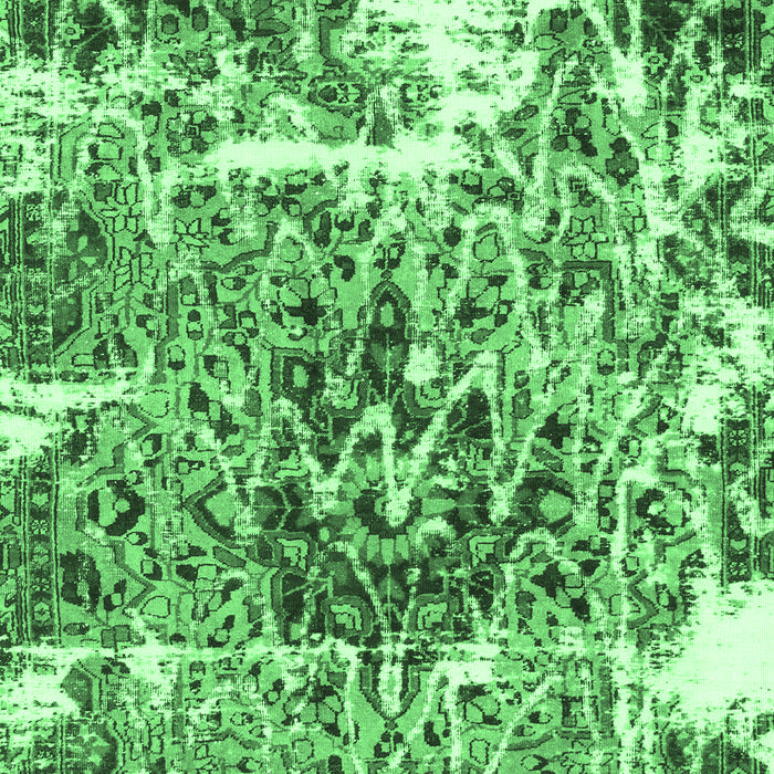 Abstract Emerald Green Modern Rug, abs961emgrn