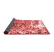 Abstract Red Modern Area Rugs