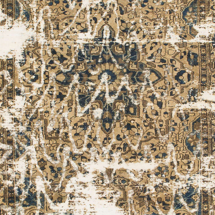 Machine Washable Abstract Brown Rug, wshabs961