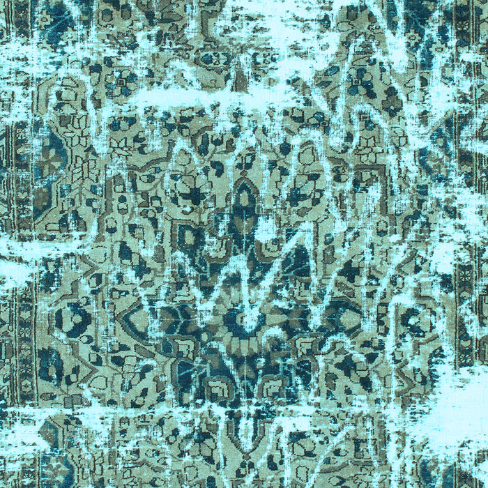 Abstract Light Blue Modern Rug, abs961lblu