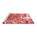 Modern Red Washable Rugs