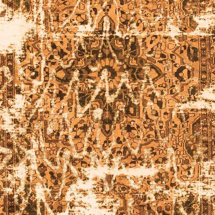 Abstract Orange Modern Rug, abs961org