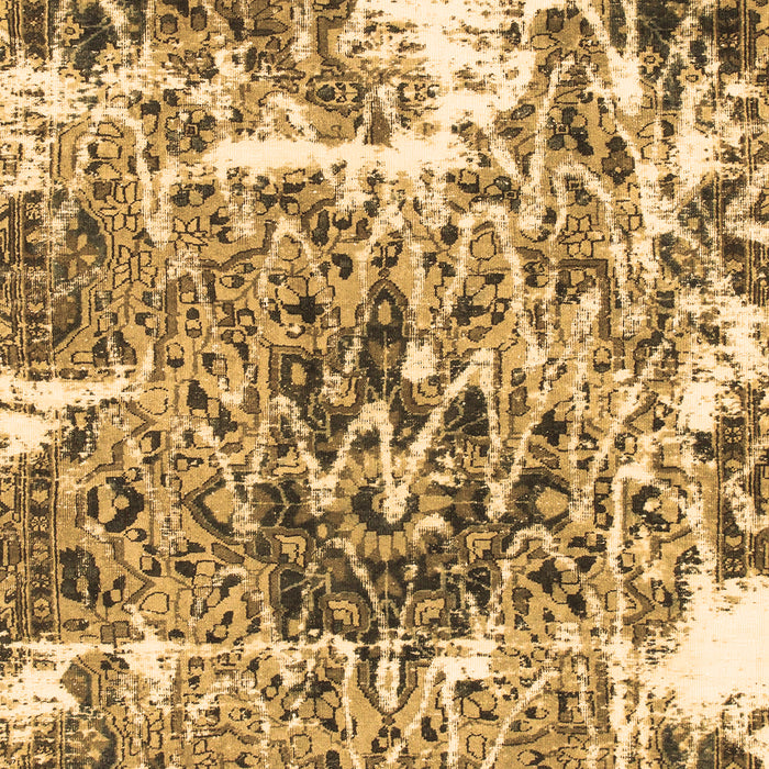 Machine Washable Abstract Brown Modern Rug, wshabs961brn